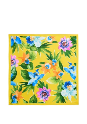 Polo Ralph Lauren floral-print pocket square - Yellow