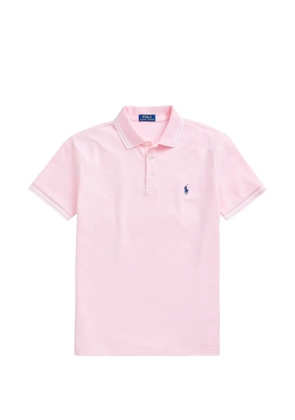 Polo Ralph Lauren embroidered-logo tipped polo shirt - Pink