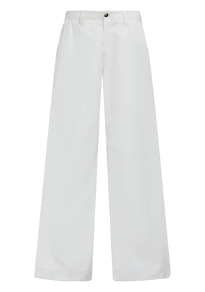 Marni mid-rise wide-leg jeans - White