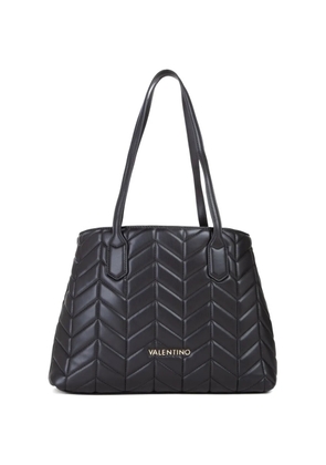 MARIO VALENTINO chevron-quilted tote bag - Black