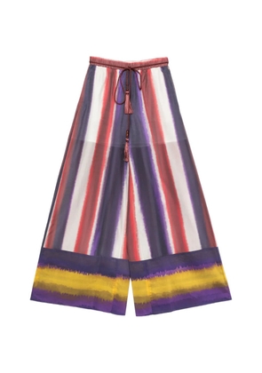 TWINSET drawstring pocket palazzo pants - Red