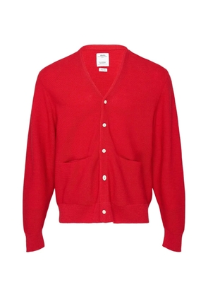 visvim Selmer V-neck cardigan - Red
