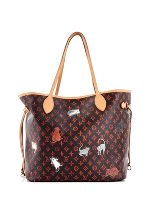 Louis Vuitton Pre-Owned Neverfull NM Limited Edition Grace Coddington Catogram Canvas MM tote bag - Brown