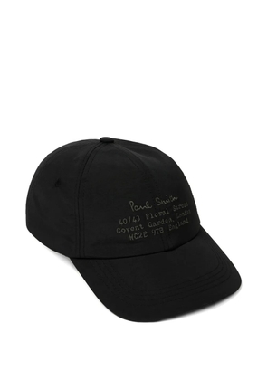 Paul Smith logo-embroidered baseball cap - Black