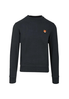 Maison Kitsuné logo-patch sweatshirt - Blue