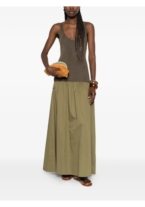 The Frankie Shop Iliya drop-waist maxi dress - Green