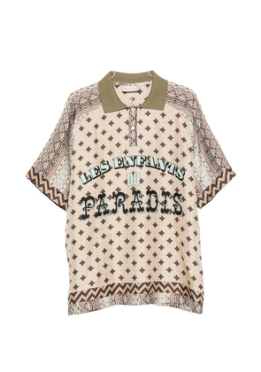 Pierre-Louis Mascia short-sleeves polo shirt - Neutrals