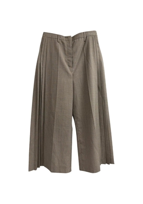 Prada Pre-Owned plaid pleated trousers - Neutrals