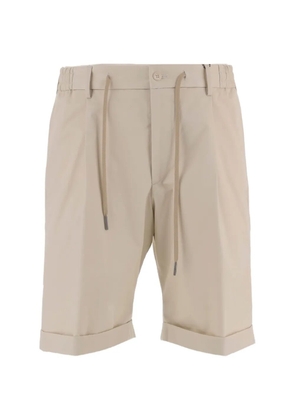 Tagliatore drawstring turn-up shorts - Neutrals