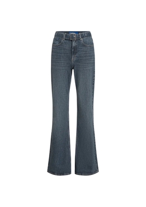 Karl Lagerfeld Jeans belted flared jeans - Blue