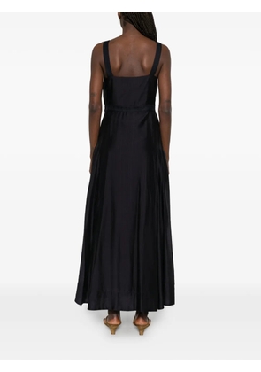 Blugirl lace-trim wrap dress - Black