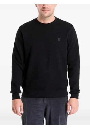 AllSaints Raven logo-embroidered sweatshirt - Black