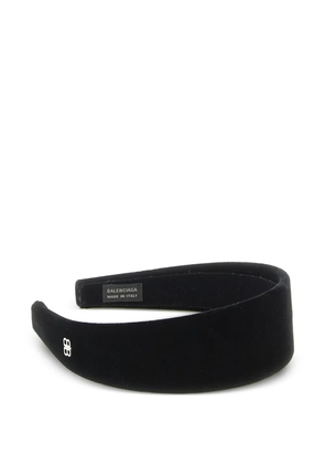 Balenciaga Holli velvet headband - Black