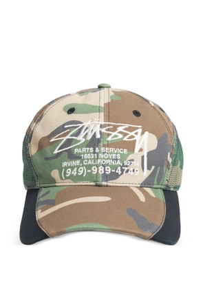 Stüssy logo-embroidered mesh baseball cap - Multicolour