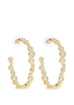Alexis Bittar Asterales crystal-embellished hoop earrings - Gold