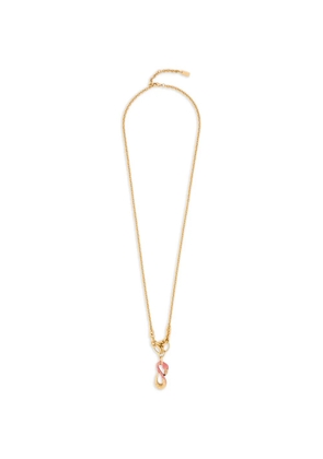Chloé flamingo pendant necklace - Gold