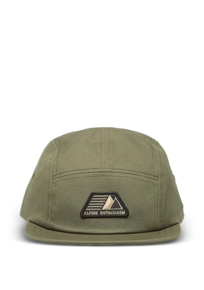 Mammut five-panel logo-patch cap - Green