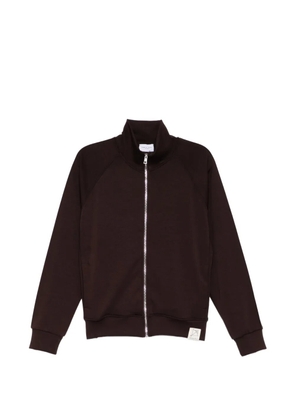 Family First zip-up track jacket - Brown