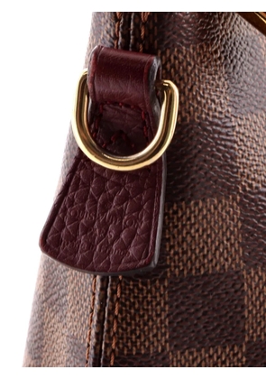 Louis Vuitton Pre-Owned Hyde Park Handbag Damier with Leather satchel - Red