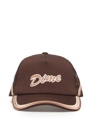 dime Race mesh-panel cap - Brown