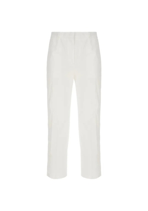 Iceberg logo-plaque trousers - White