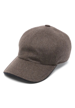 Barba felted baseball cap - Brown