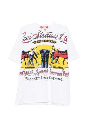 Junya Watanabe MAN x Levi`s graphic-print T-shirt - White