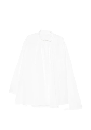 Yohji Yamamoto asymmetric-hem layered shirt - White