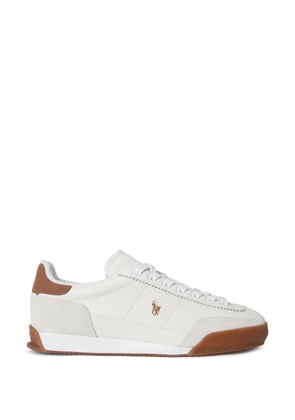 Polo Ralph Lauren Hester lace-up leather sneakers - Neutrals