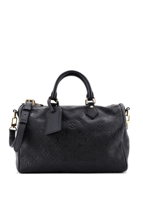 Louis Vuitton Pre-Owned Speedy Soft Bandouliere Bag Monogram Empreinte Leather 30 satchel - Black