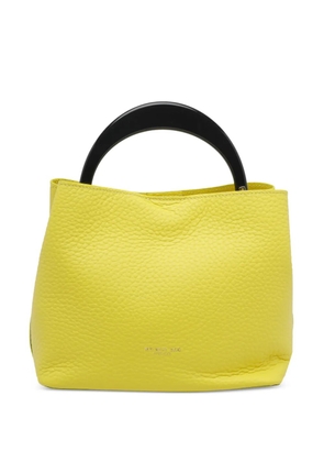 MY BEST BAG Smile leather handbag - Yellow