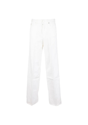 Jacob Cohën pressed-crease straight-leg jeans - White