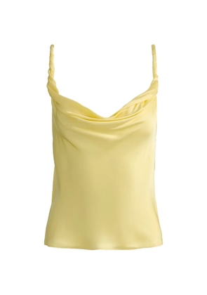 alice + olivia Monique twisted-strap top - Yellow