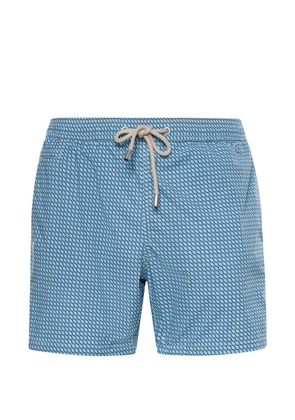 MC2 Saint Barth Lighting geometric-print swim shorts - Blue
