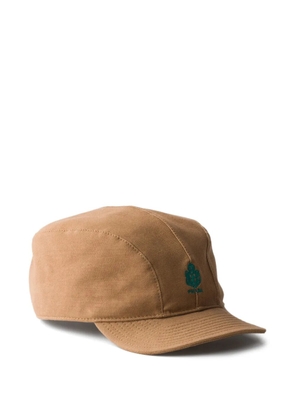 Prada old piqué baseball cap - Neutrals
