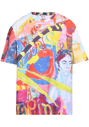 LOEWE graphic-print cotton t-shirt - Pink