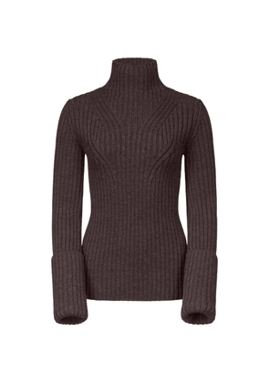 FFORME Astrid ribbed-knit sweater - Brown