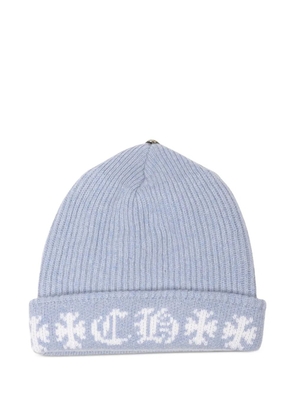 Chrome Hearts Big Daddy cashmere beanie - Blue