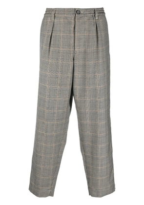 Marni Prince-Of-Wales check-print trousers - Black