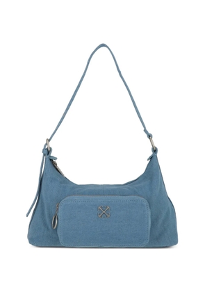 Off-White Arrows denim shoulder bag - Blue