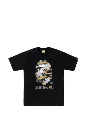 A BATHING APE® Ape Head camouflage-print T-shirt - Black