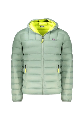 Norwegian Rain quilted hooded jacket - Green