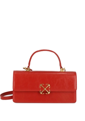 Off-White Arrows plaque shoulder bag - Red