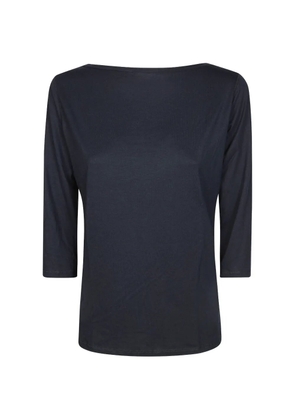 Majestic Filatures boat-neck T-shirt - Blue