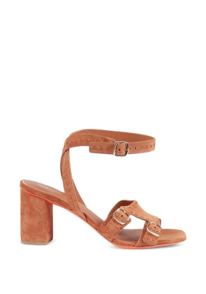 Santoni Didi buckle-detail sandals - Brown