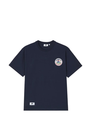 CHOCOOLATE logo-patch T-shirt - Blue
