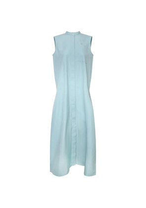 Enföld sleeveless box-silhouette shirt - Blue