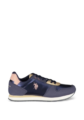Polo Ralph Lauren logo-print lace-up sneakers - Blue