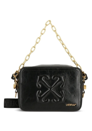 Off-White Arrows embossed shoulder bag - Black