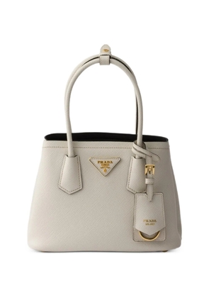 Prada Double Saffiano leather mini-bag - Neutrals